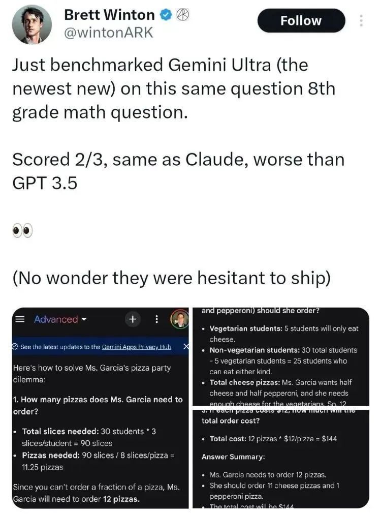 gemini ultra来了 每月19.9刀,前两月免费,网友实测 gpt4不香了