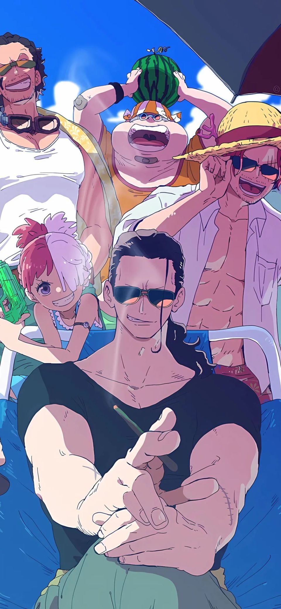 壁纸|海贼王红发海贼团,香克斯壁纸