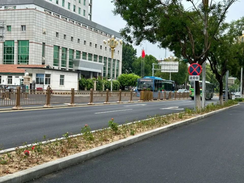 昌平政府街路面换新装!改造项目施工进度