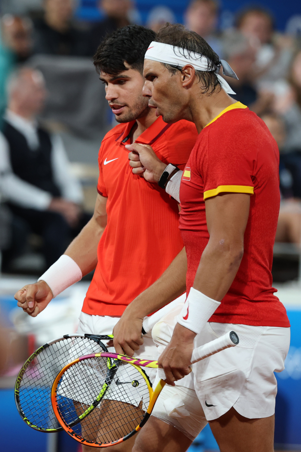 巴黎奥运会｜网球——男双：纳达尔/阿尔卡拉斯晋级(2)-腾讯新闻