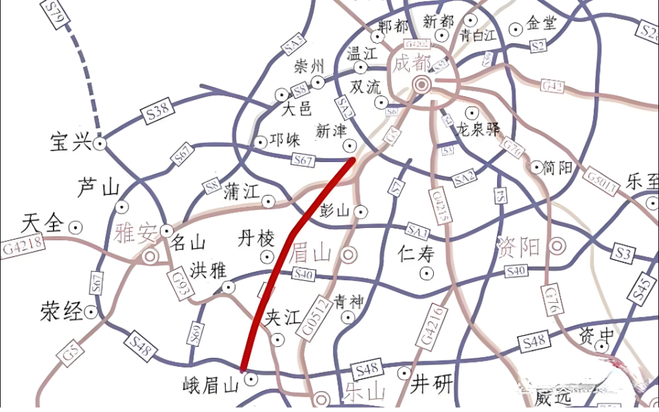 成峨高速公路图片