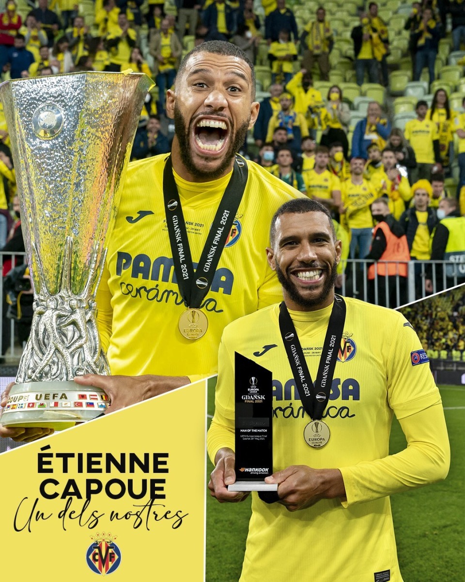 合同到期,官方:35岁法国中场卡普埃离开比利亚雷亚尔