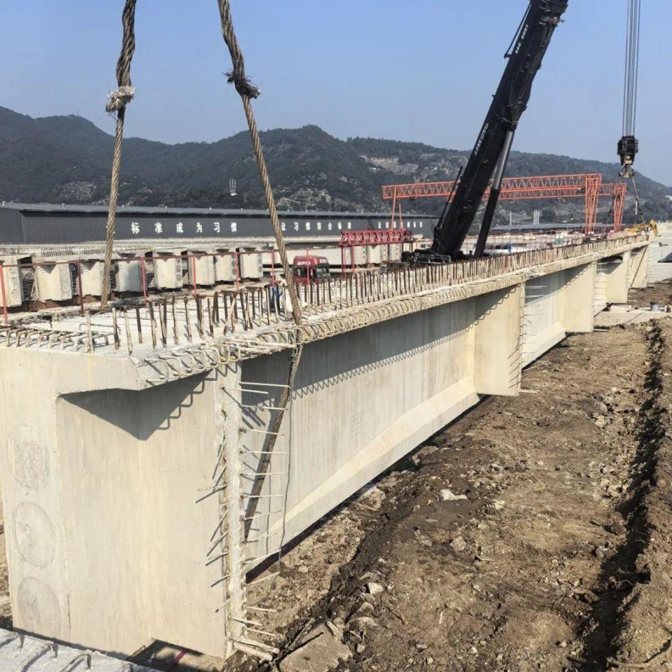 甬台温改扩建台州南段首榀T梁架设顺利完成_腾讯新闻