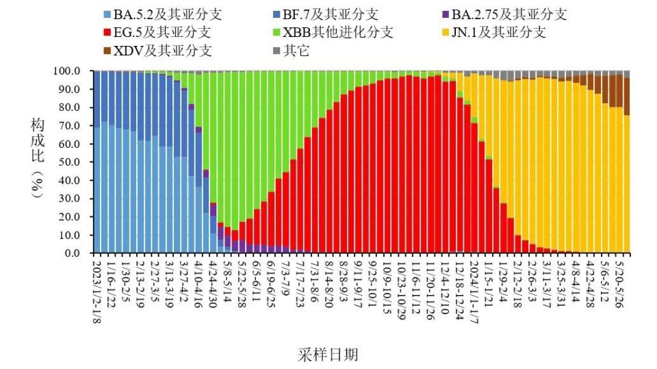 1变异株分出xdv等47种亚分支;新冠阳性率降至5.