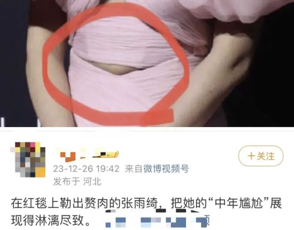 张雨绮在泰国被拍到腿瘦成牙签腰间勒肉被喷上热搜