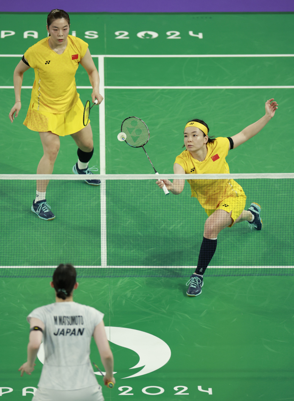 巴黎奥运会 | 羽毛球——女双小组赛:陈清晨/贾一凡获胜(5)