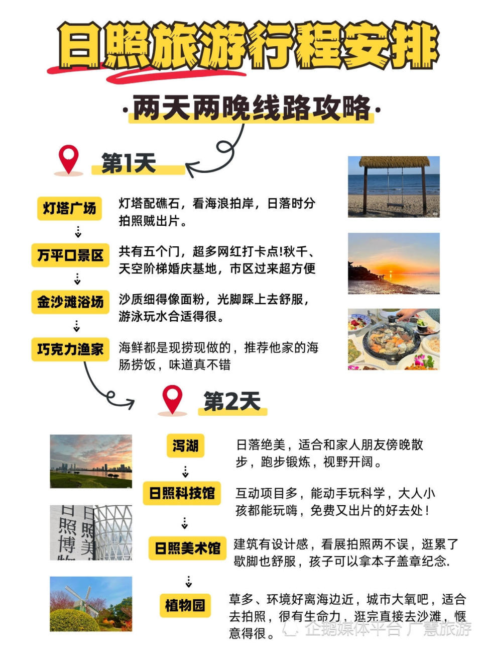 日照旅游保姆级攻略，九月行程速览_腾讯新闻