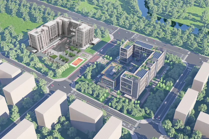 顺义区北京中德产业园二期进入主体建设阶段