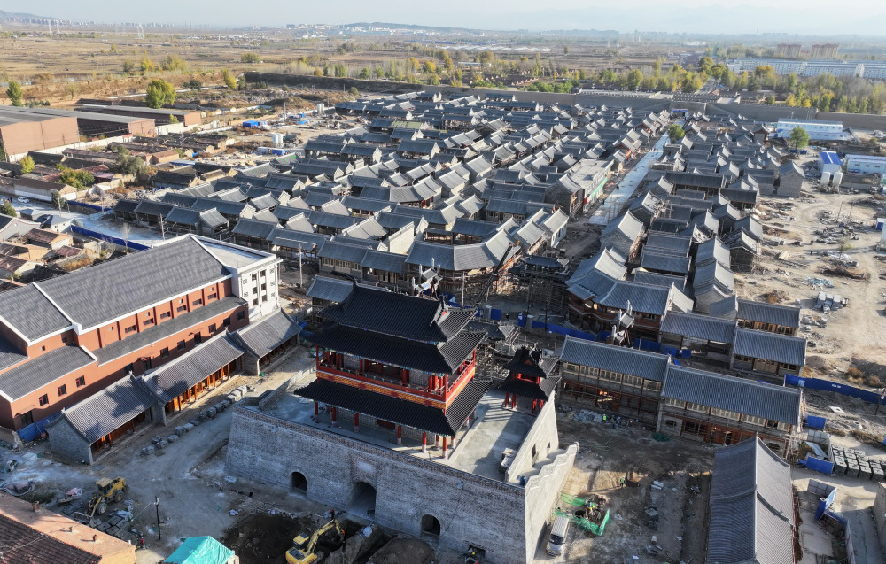 河北张家口万全右卫城长城国家文化公园文旅融合区项目建设正酣