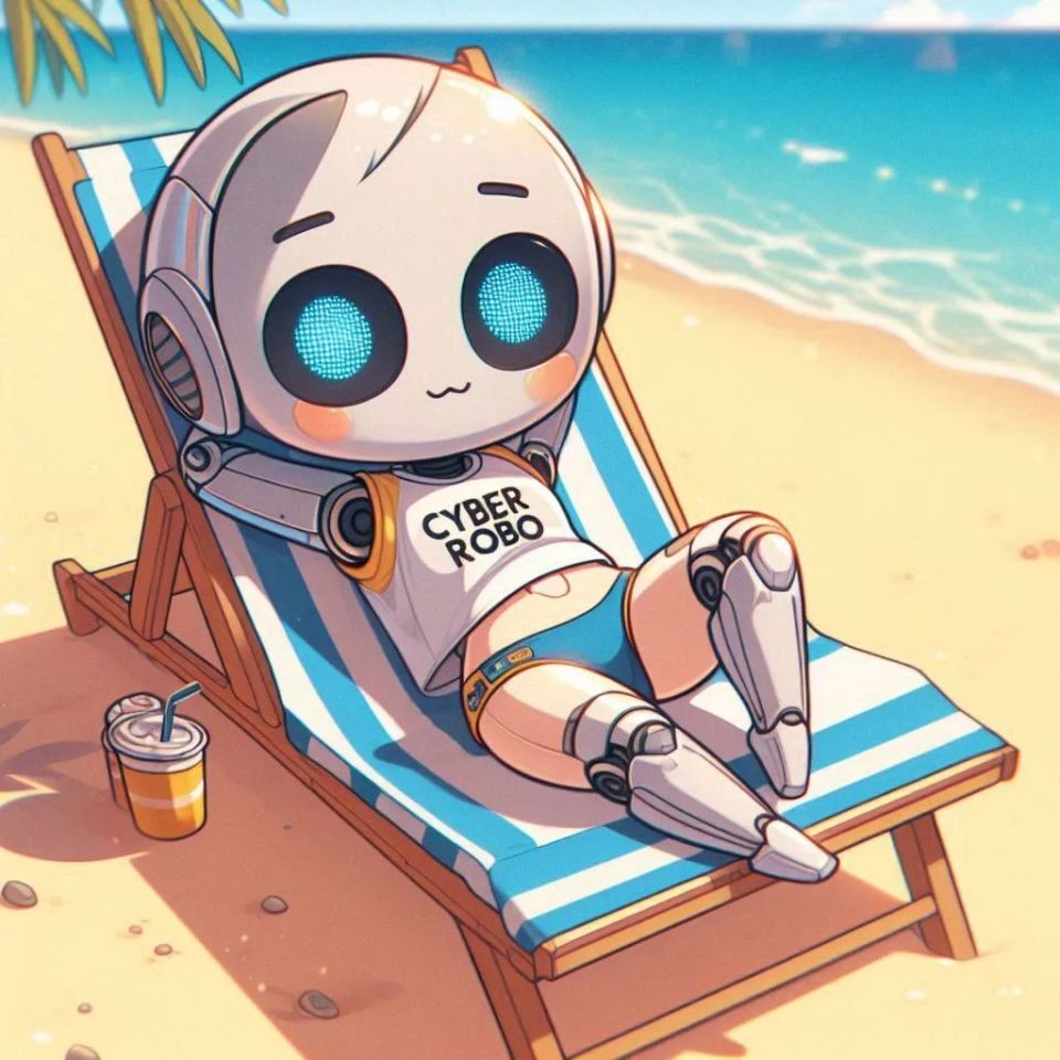 慵懒一夏:送你一组人形机器人头像和贴纸 |cyberrobo周边