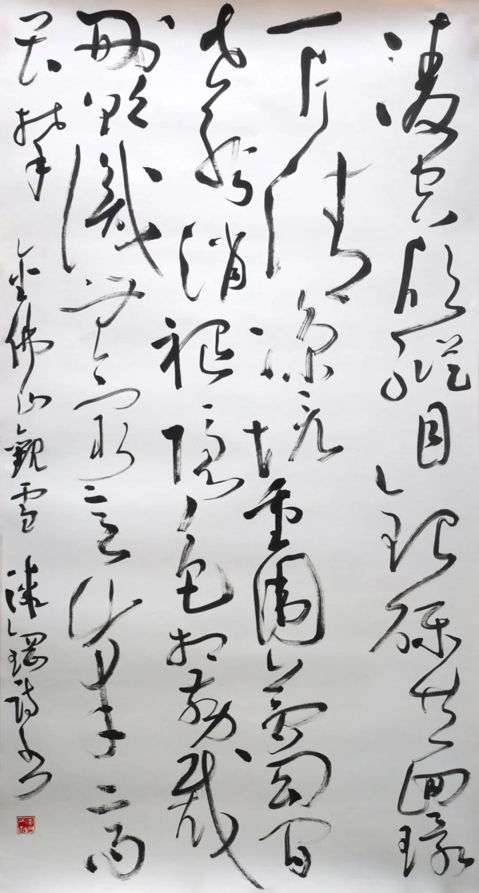 漆钢书法作品展正在江津展出,带你看展