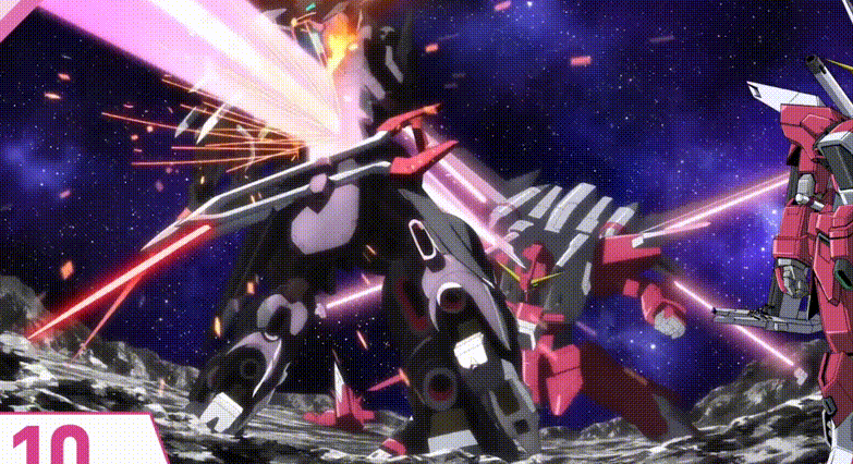 无限正义高达二式隐藏必杀技公开化身盖亚奥特曼的最强呆毛光线