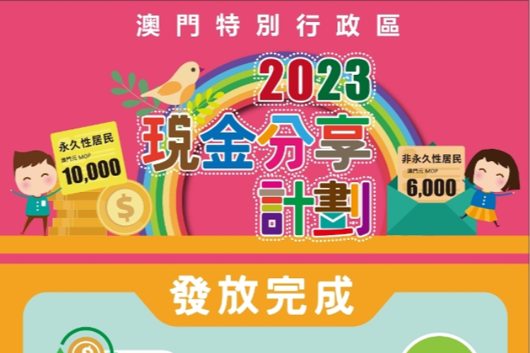 澳门连续16年派钱，72.3亿澳门元完成发放