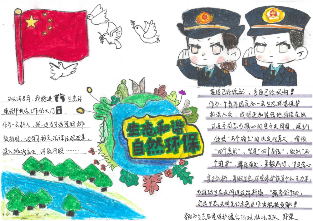 贵阳市生态环境局系统手抄报比赛作品展播