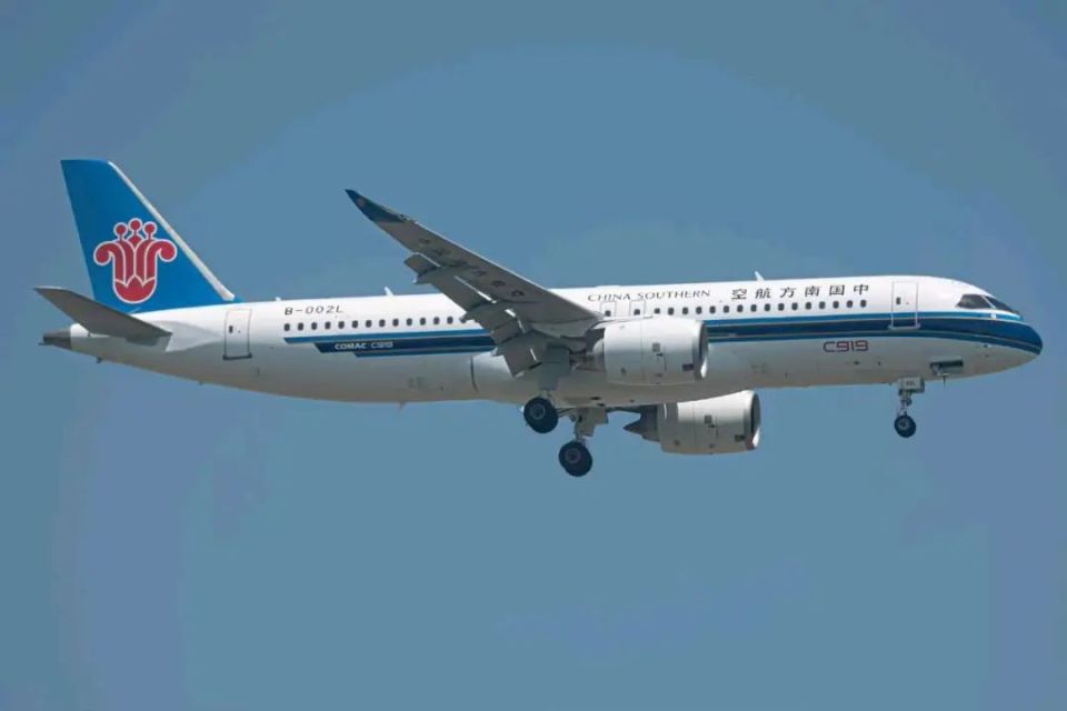 多图|南航首架c919今日首次试飞!更多细节曝光