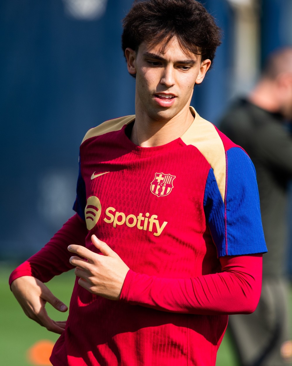 好消息巴萨官方菲利克斯今日恢复部分合练