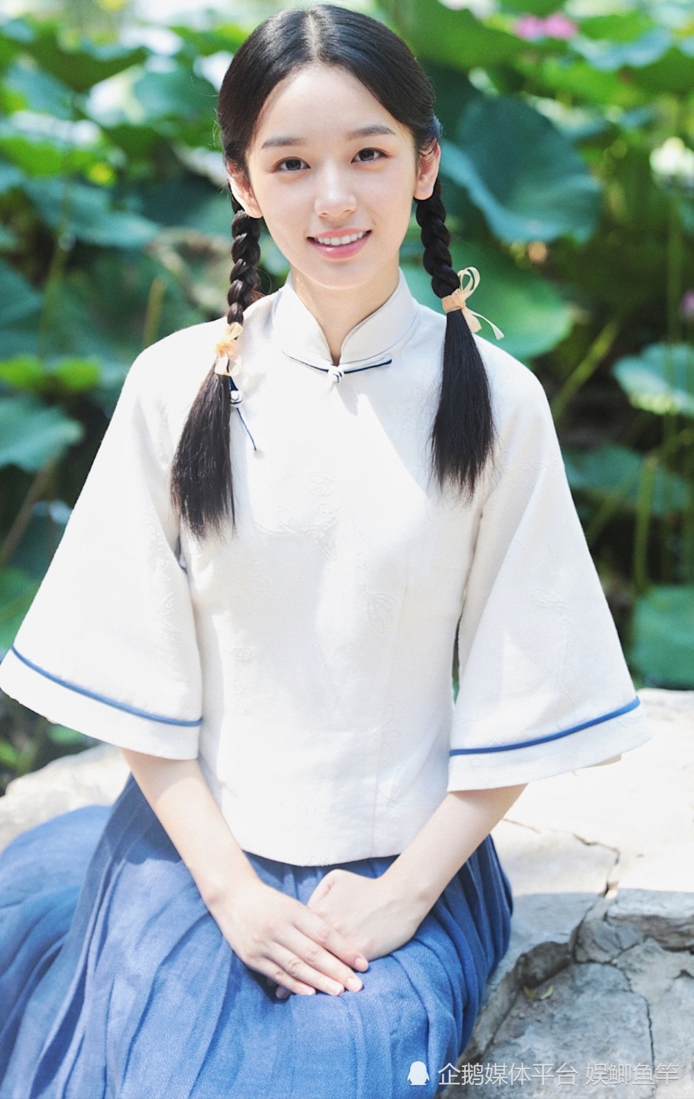 25岁小花周也新剧民国装太美了吧不愧是北大校花林华珺啊