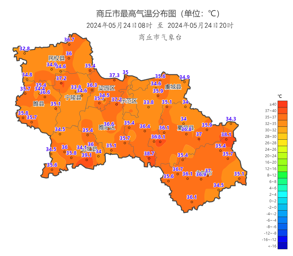 商丘最新一周天气预报出炉