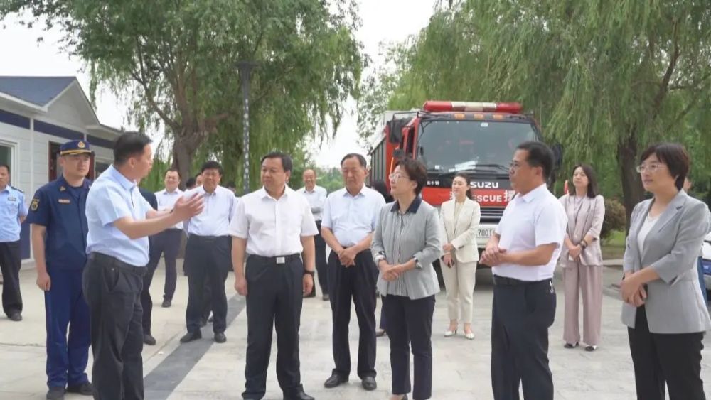 聊城市副市长马卫红,茌平区委书记孙荣军,区委常委,办公室主任苏海敬