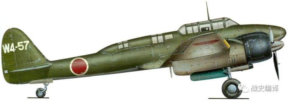 中岛j1n月光夜间战斗机 凭借庞大的身躯必要时也可执行对地攻击任务"