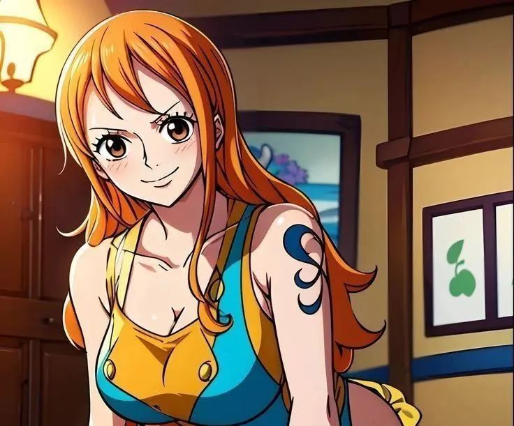 海贼王,泳装娜美,美丽性感大方