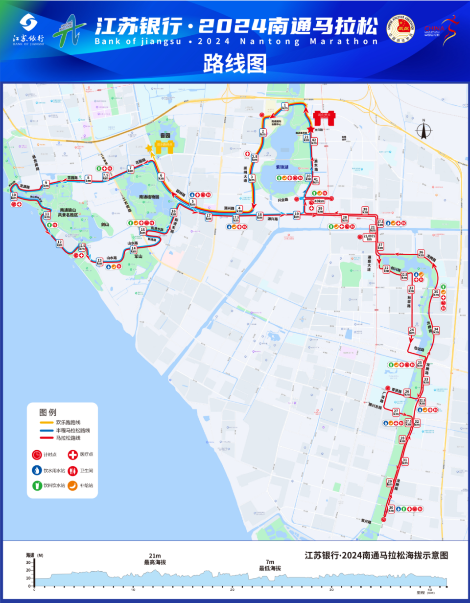 南通跑友邓联桥觉得,这次通马线路是通城景色最迷人的地段,赛道没有大