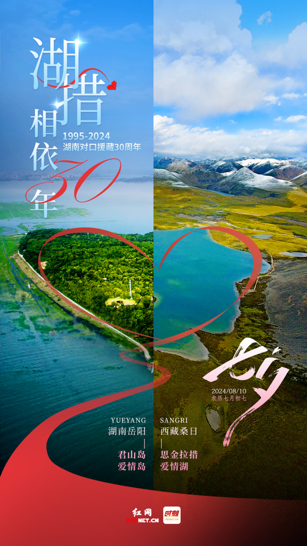 七夕丨从湖南到山南,湖措相依30年