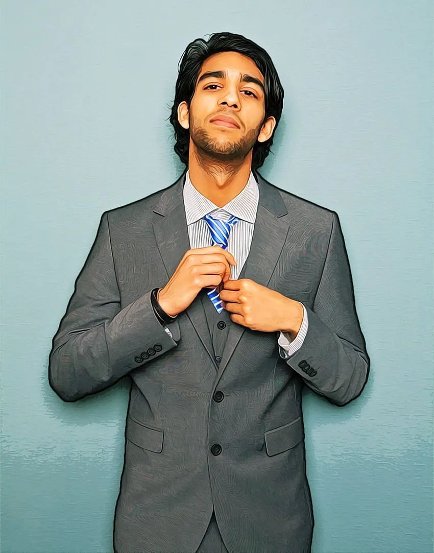 ps人像漫画艺术效果