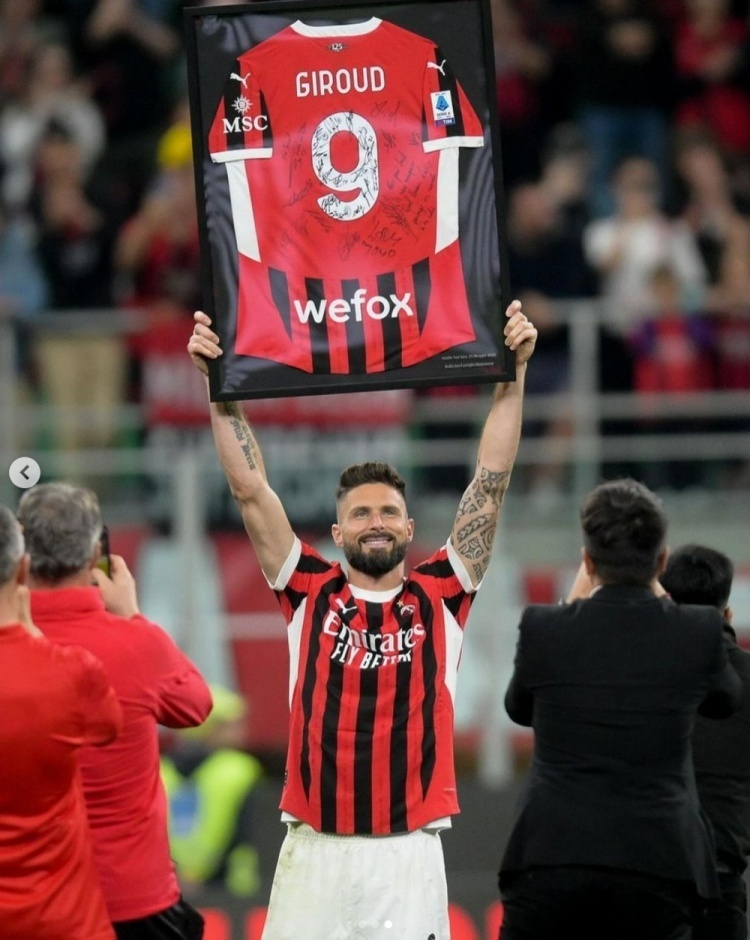 莱奥社媒告别皮奥利&吉鲁&克亚尔:祝你们未来一切顺利!