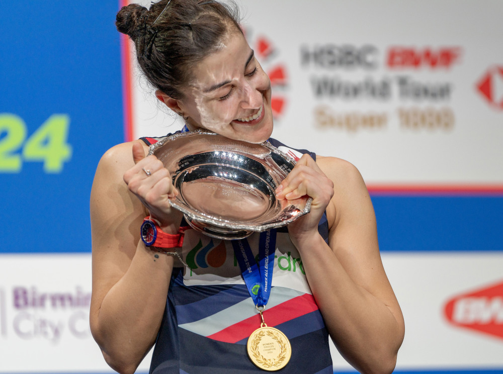 羽毛球全英公开赛马林夺得女单冠军