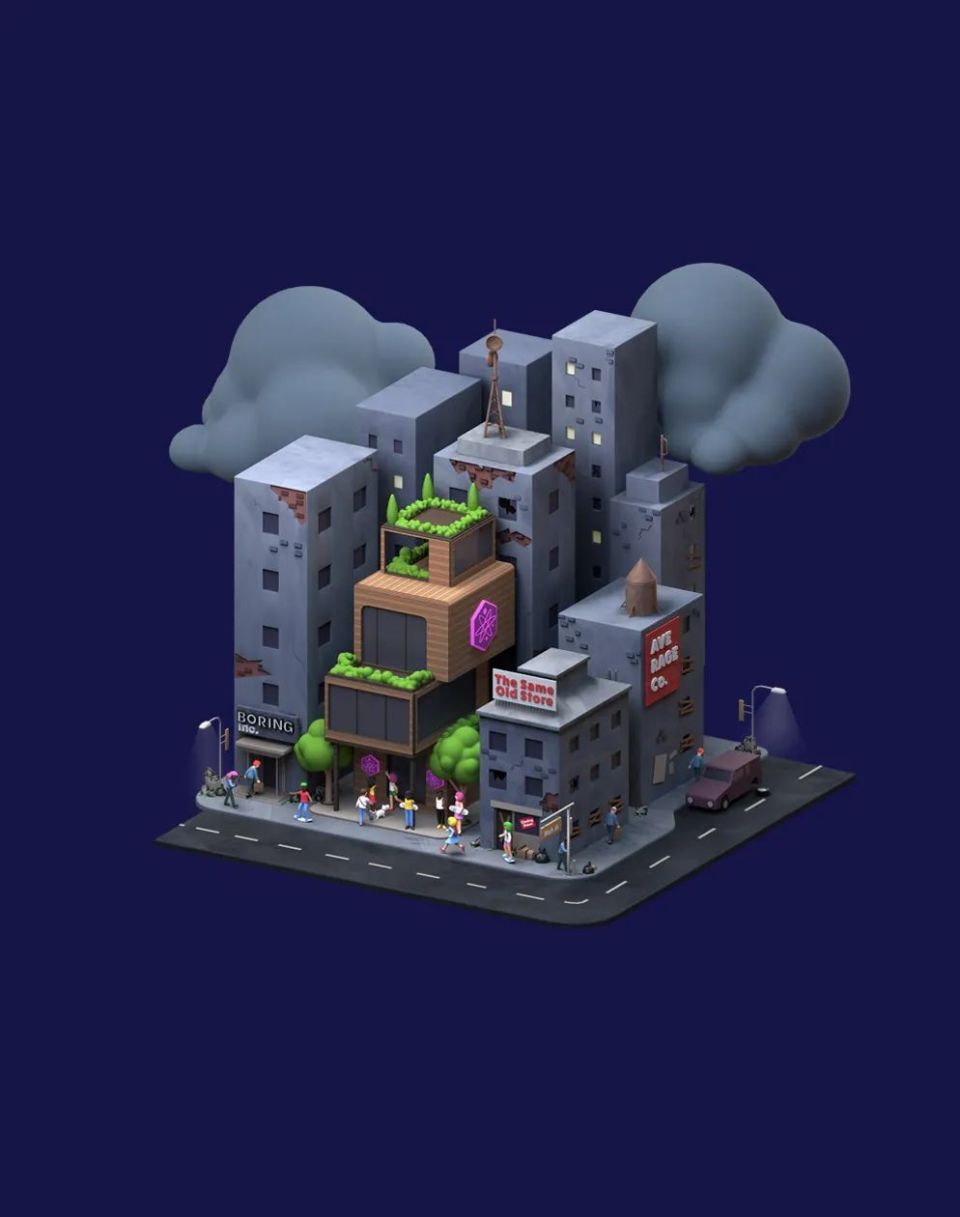 c4d设计作品欣赏_腾讯新闻