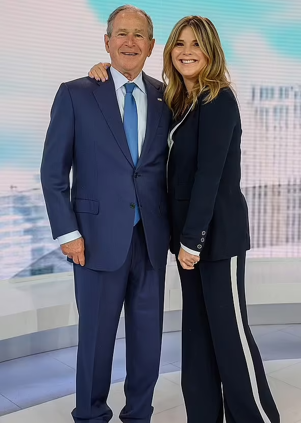 小布什41岁女儿公开小时候严格家教,前美国总统太守时把她吓坏了_腾讯