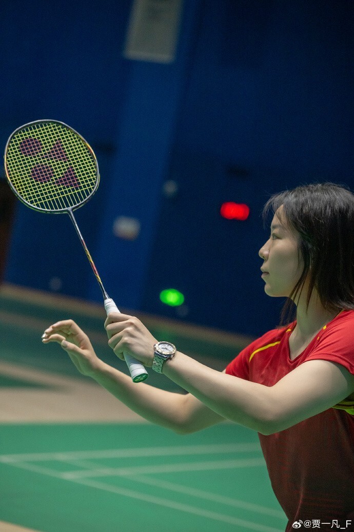 国羽球员贾一凡:还好我的搭档是陈清晨,有你真好