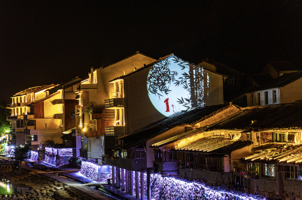 顺溪微改造精提升以灯光亮化呈现乡村夜之美