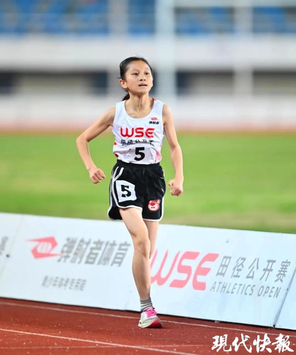 宿迁12岁女孩破800米纪录夺冠