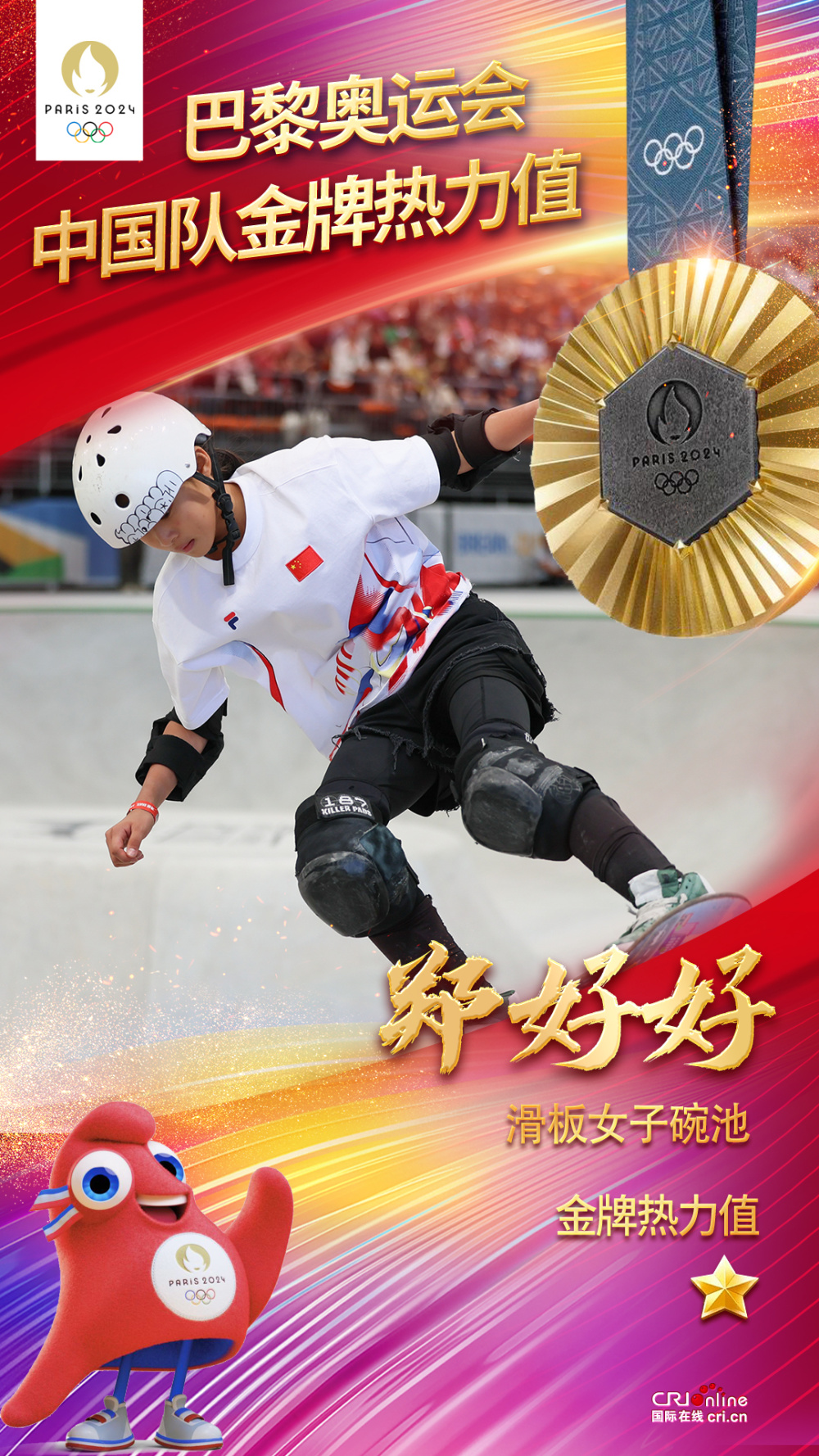 巴黎荣光——"小孩姐"郑好好:中国奥运代表团最年轻选手