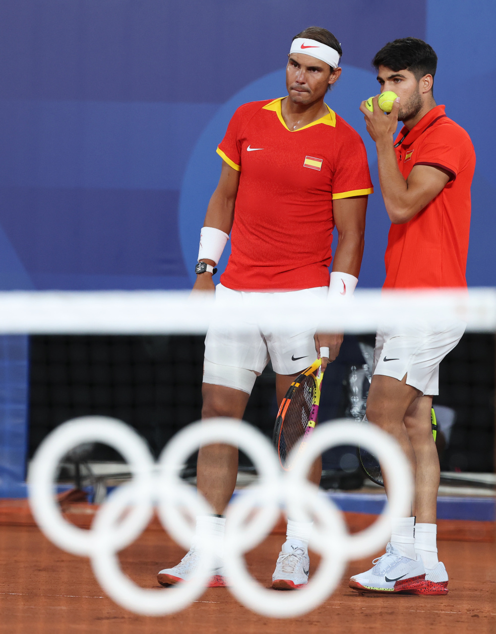 巴黎奥运会｜网球——男双：纳达尔/阿尔卡拉斯晋级(2)-腾讯新闻