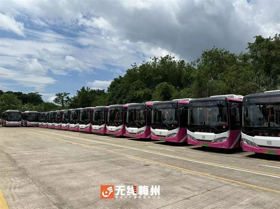 梅城100辆纯电动公交车将投入使用