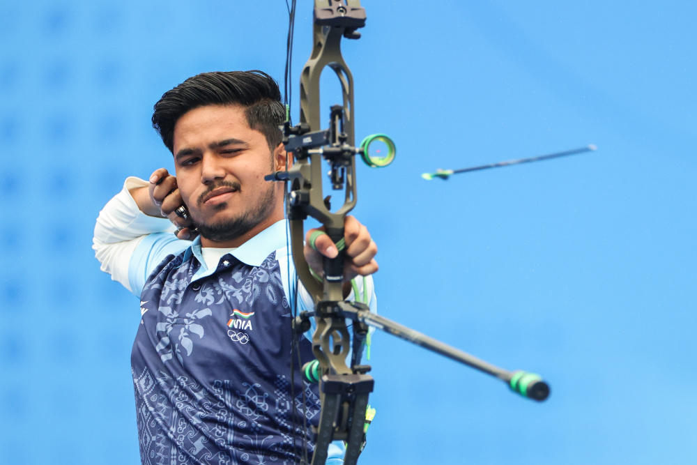 射箭——印度选手包揽男子复合弓个人赛冠亚军