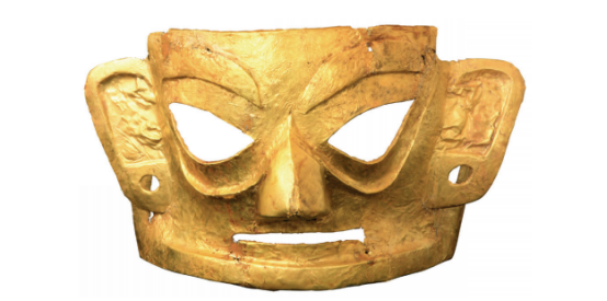 古蜀金面具鉴赏