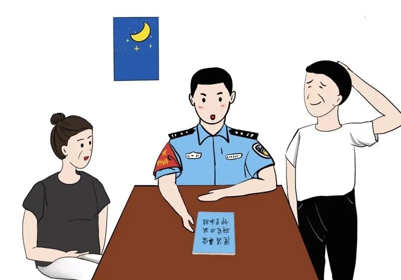 【漫画】民警化身"和事佬"巧断邻里纠纷……_腾讯新闻