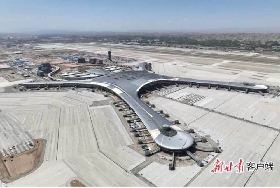 甘肃兰州中川机场图片