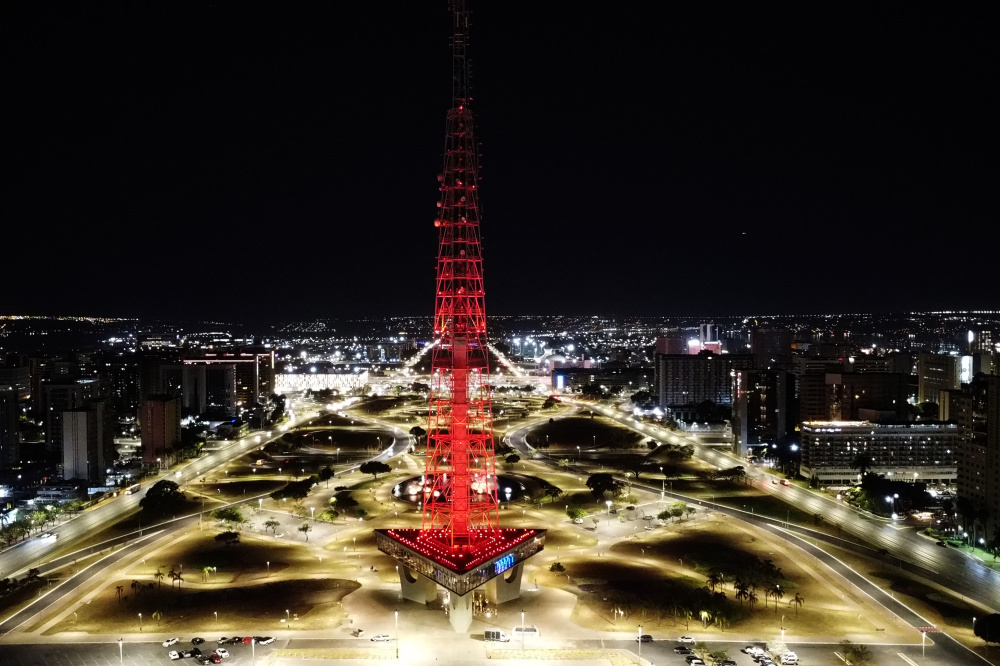 巴西利亚夜景图片