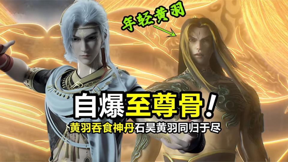 完美世界：石昊自爆至尊骨战黄羽，黄羽到底有多强？答案竟在一颗丹