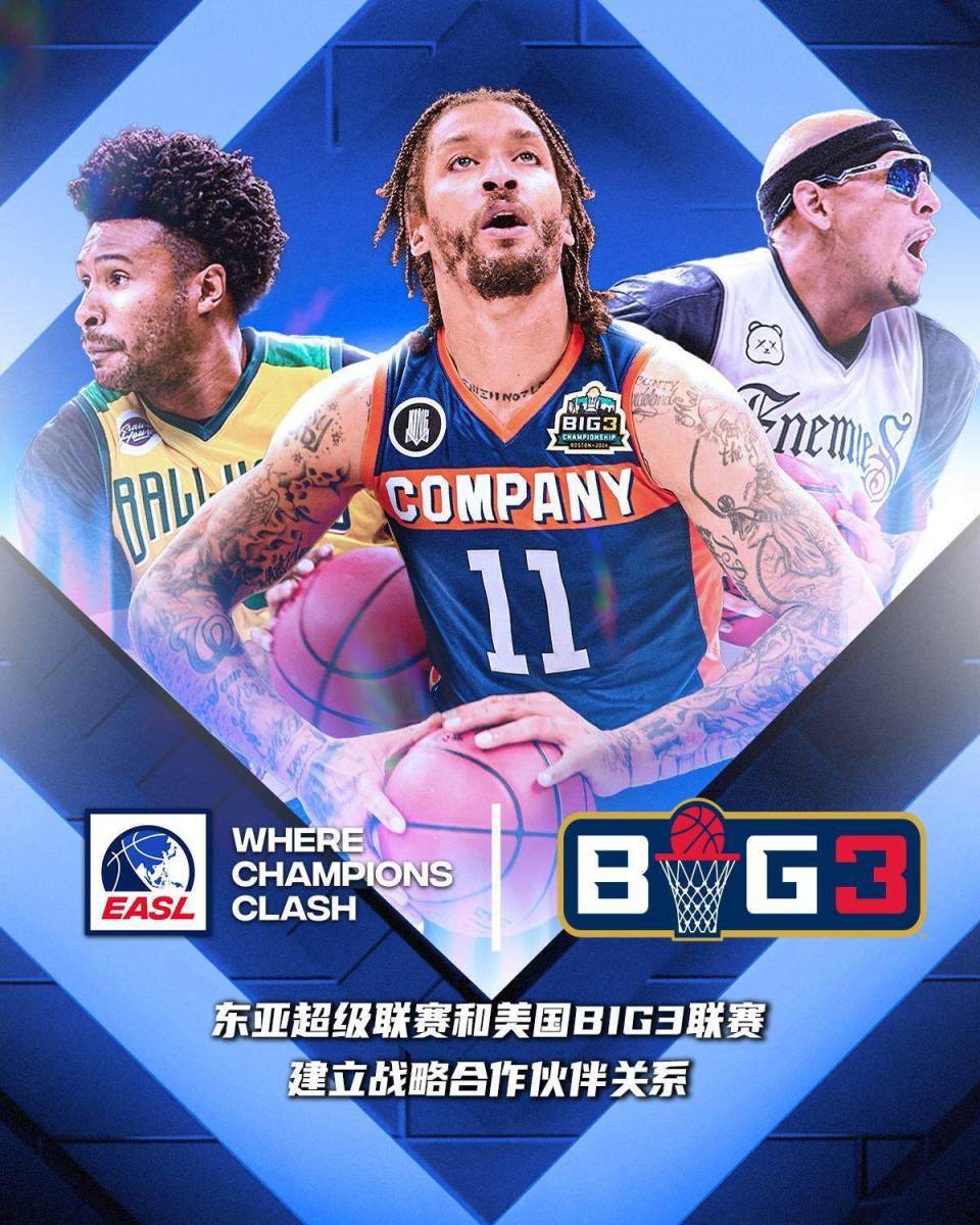 东超”和美国BIG3联赛建立合作伙伴关系，2026年将世界顶级3x3篮球联赛赛事带到亚洲-腾讯新闻