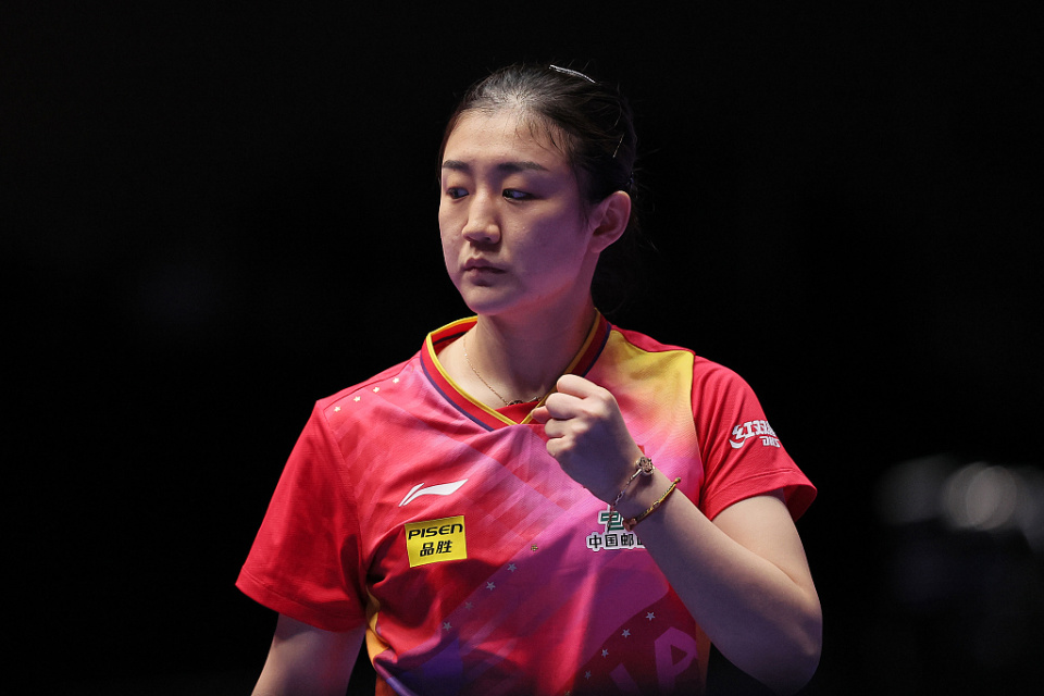3-2！陈梦绝境逆转张本美和，女团取世乒赛6连冠！孙颖莎1人拿2分_腾讯新闻