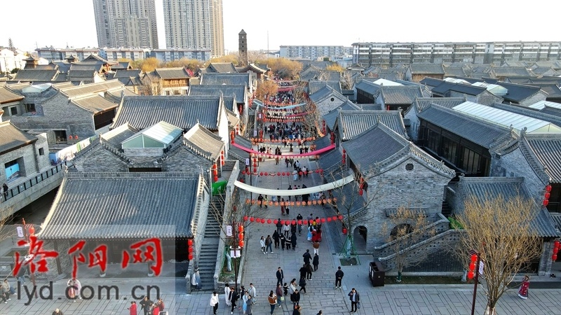 洛邑古城一期续建展靓姿 部分区域开放迎客【组图 视频】_腾讯新闻