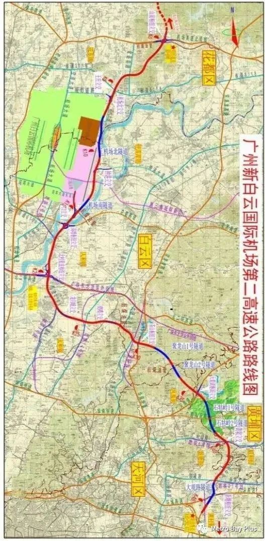 航拍 俯瞰广州机场第二高速南段！今年能否全线通车？腾讯新闻 