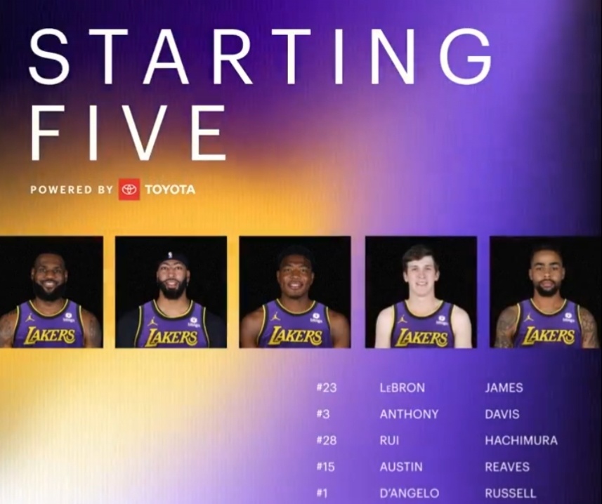 哈姆的进攻最强阵容湖人首发五人全部得分20合计轰下119分