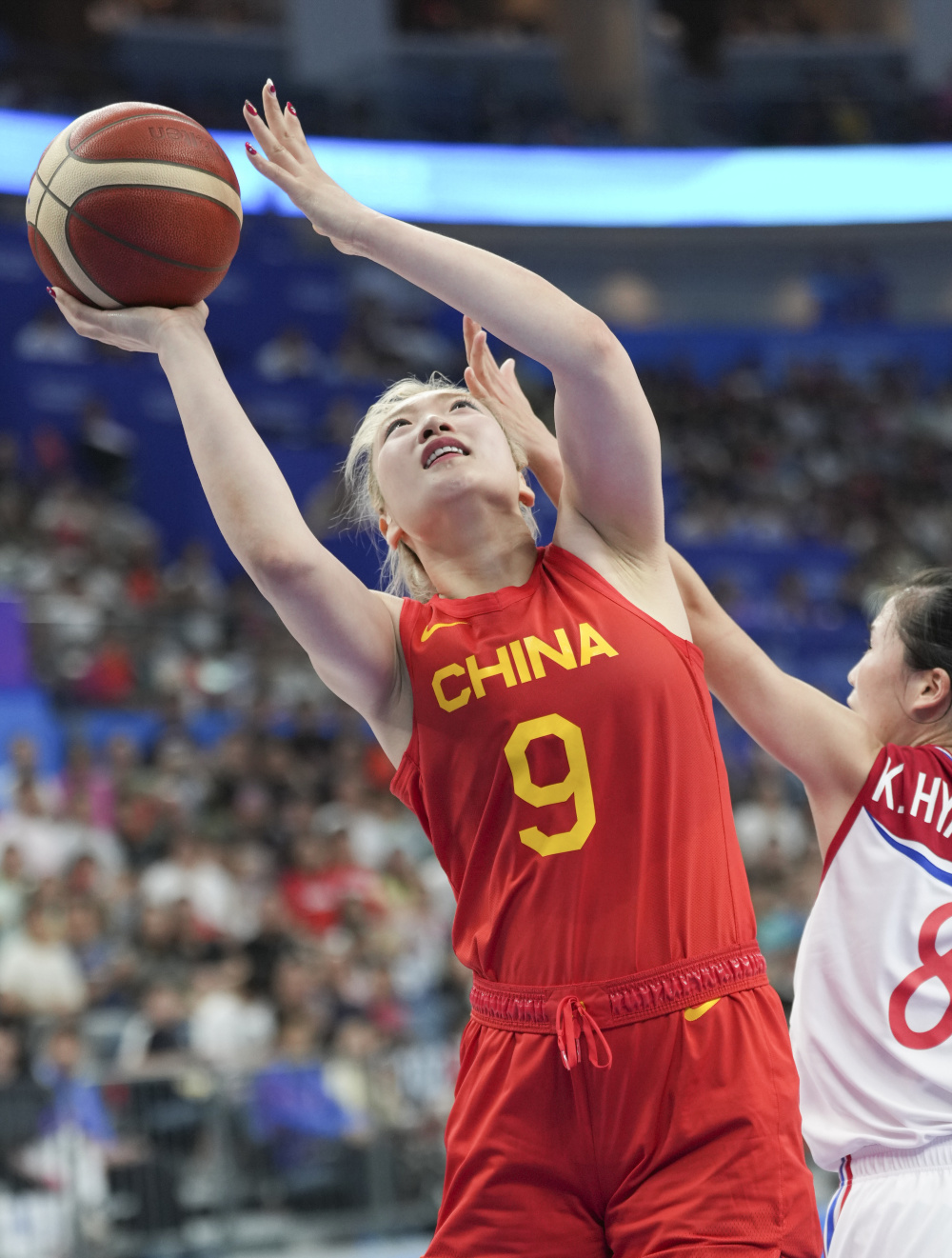 篮球——女子半决赛:中国胜朝鲜